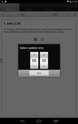 Daily Bible android App screenshot 0