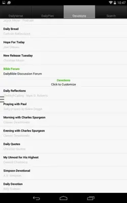 Daily Bible android App screenshot 2